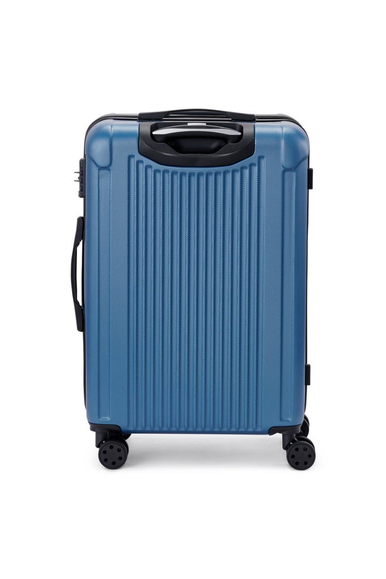 Lotus Upright Suitcase, Alternate, color, Blue Steel