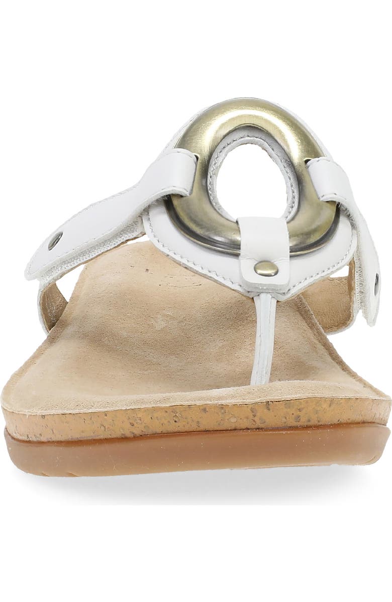 Dansko Rosalia Flip Flop, Alternate, color, White