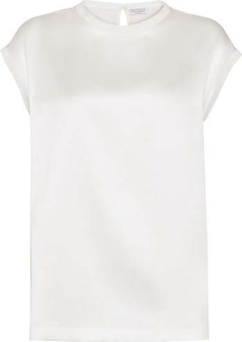 【送料&関税込】Brunello Cucinelli Satin T-shirt Brunello Cucinelli Satin T-shirt | Nordstrom