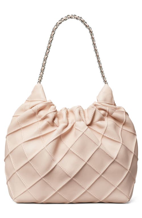 Tory Burch Mini Fleming Quilted Leather Hobo Bag