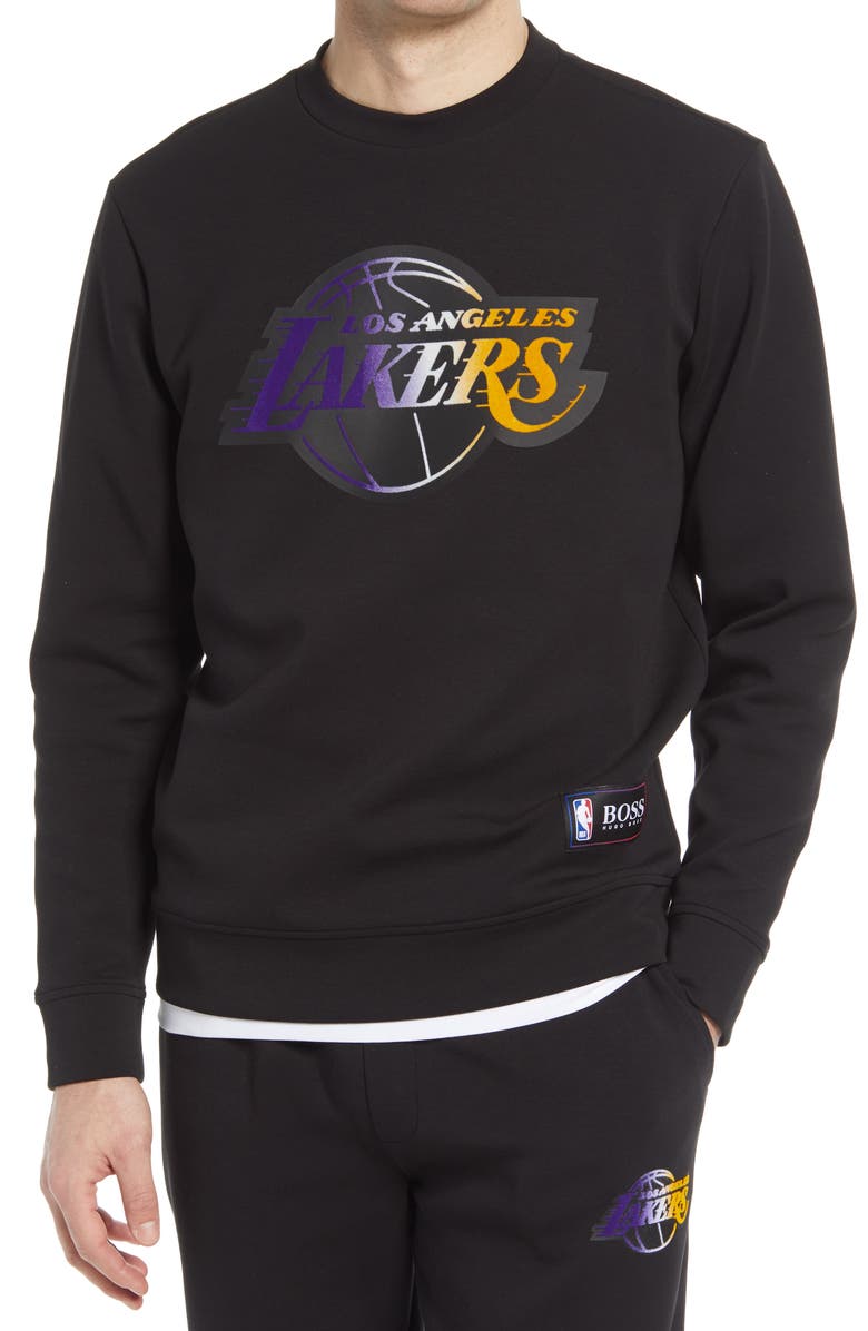 BOSS x NBA Los Angeles Lakers Sweatshirt, Main, color, 