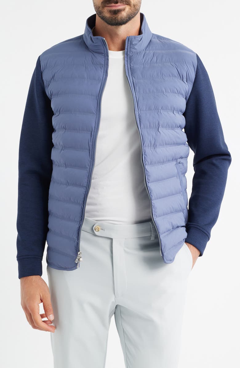 Peter Millar Crown Crafted Winsome Hybrid Jacket, Main, color, Nebula Blue