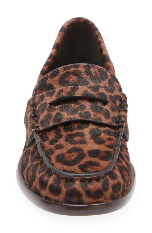 Rag & Bone Carter Genuine Calf Hair Penny Loafer In Brown