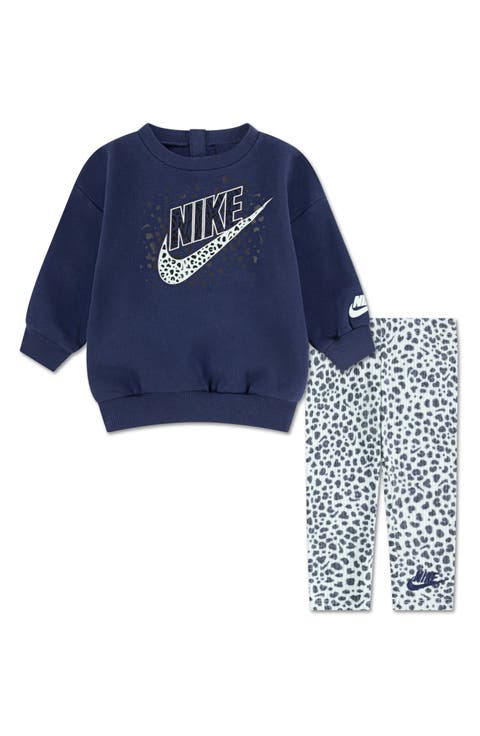 Wild Warmth Sweatshirt & Ribbed Leggings Set (Baby)