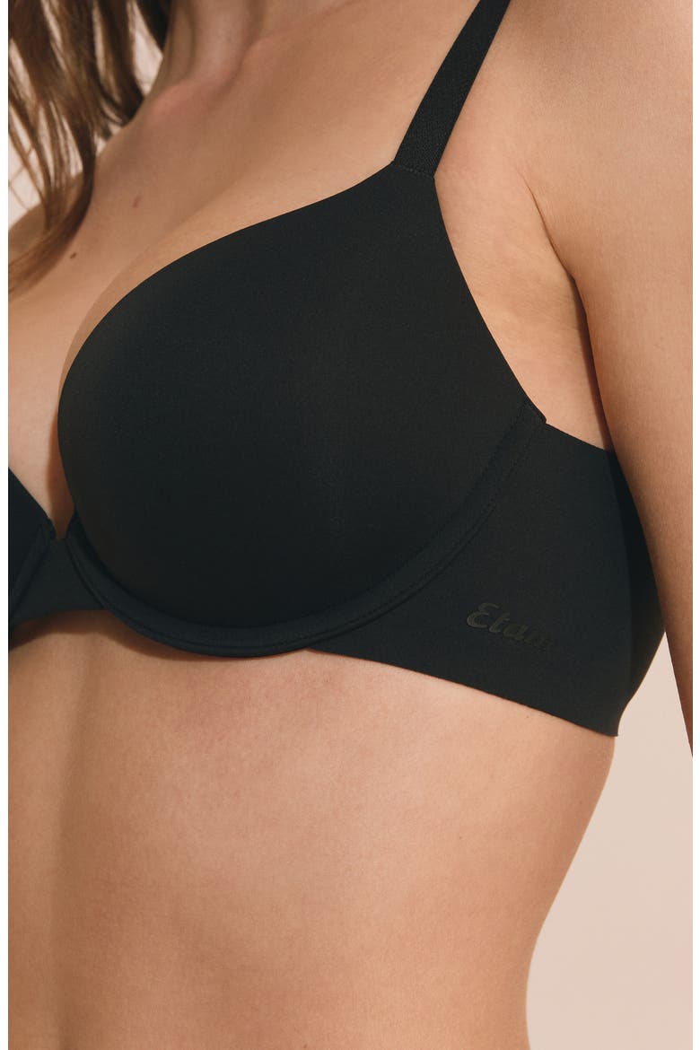 Pure Invisible Bra, Alternate, color, BLACK