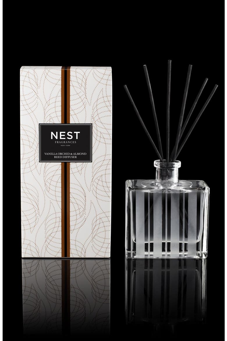 NEST Fragrances Vanilla Orchid & Almond Reed Diffuser, Alternate, color, NO COLOR