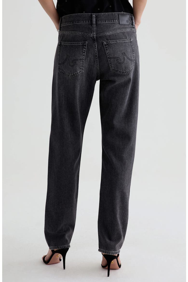 The Boyfriend High Waist Straight Leg Jeans, Alternate, color, FAREWELL