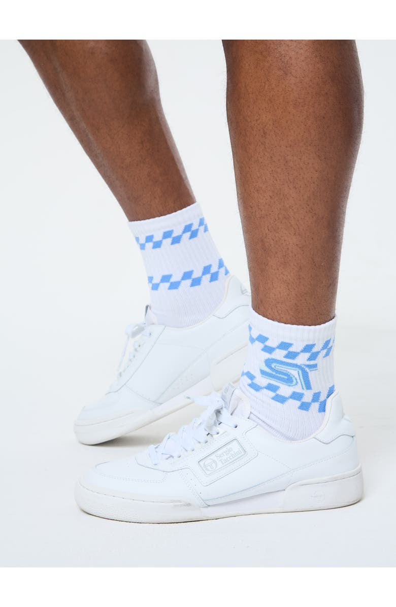 Sergio Tacchini Corsa Sock, Alternate, color, Brilliant White