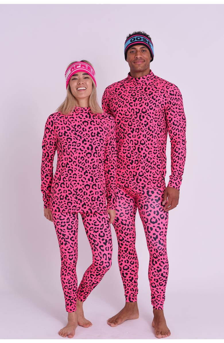 OOSC Baselayer Top - Hotel California Pink Leopard Men's, Alternate, color, Hotel California Pink Leopard