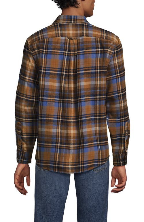 Lands' End Traditional Fit Flagship Flannel Shirt In Multi