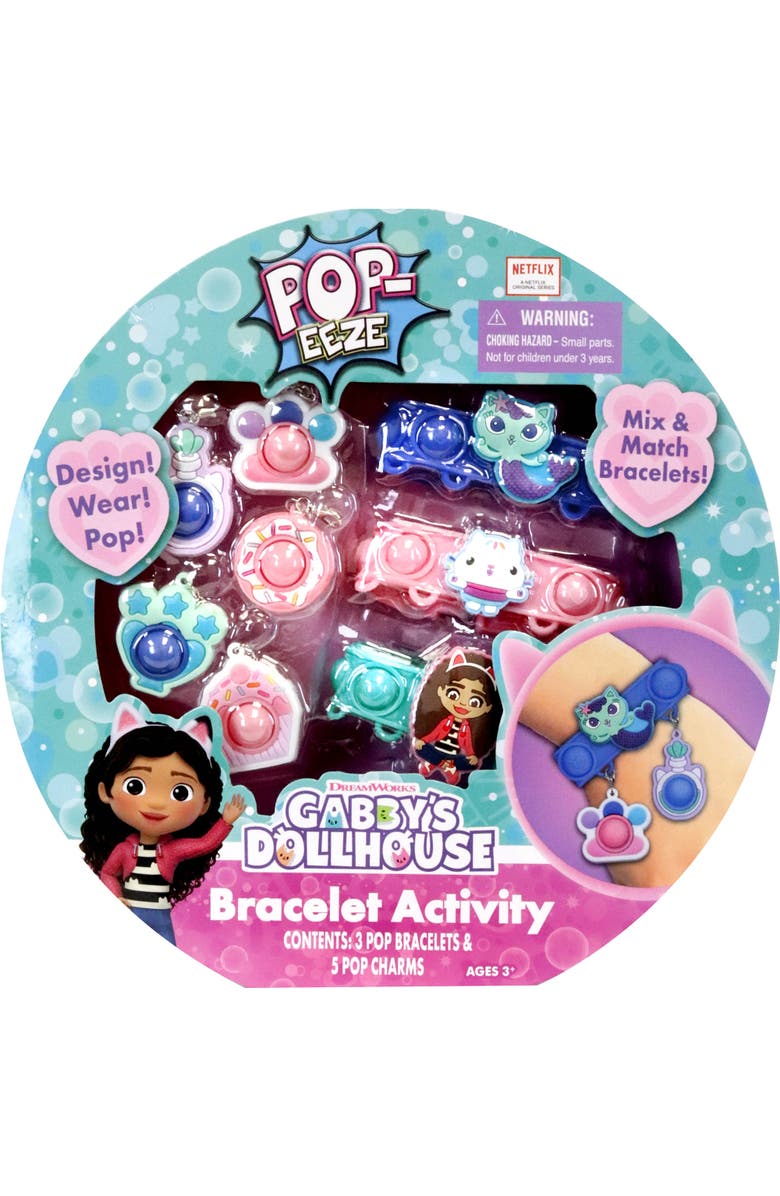 Gabby's Dollhouse Popeeze Bracelet Activity, Main, color, Multicolored