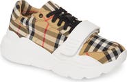Burberry Regis Check Lace-Up Sneaker