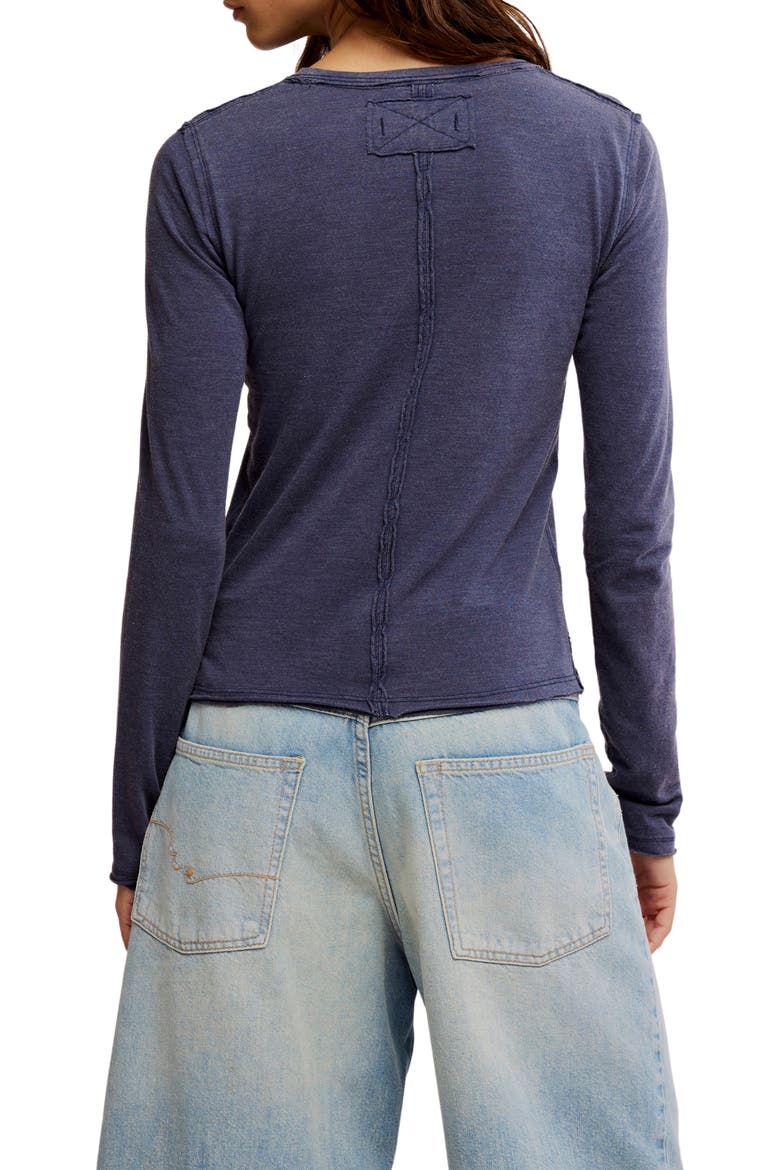 Nova Long Sleeve T-Shirt, Alternate, color, PEACOAT
