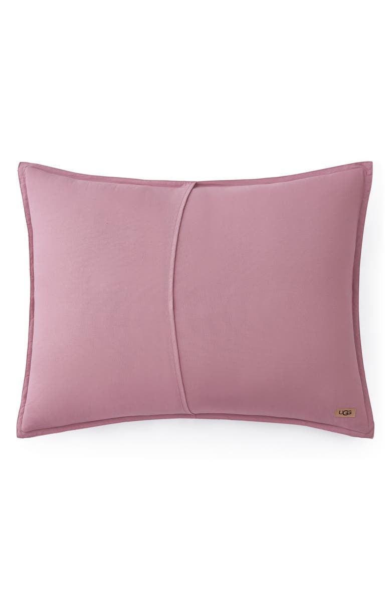 UGG<sup>®</sup> Devon Texture Comforter & Shams Set, Alternate, color, Dusty Orchid