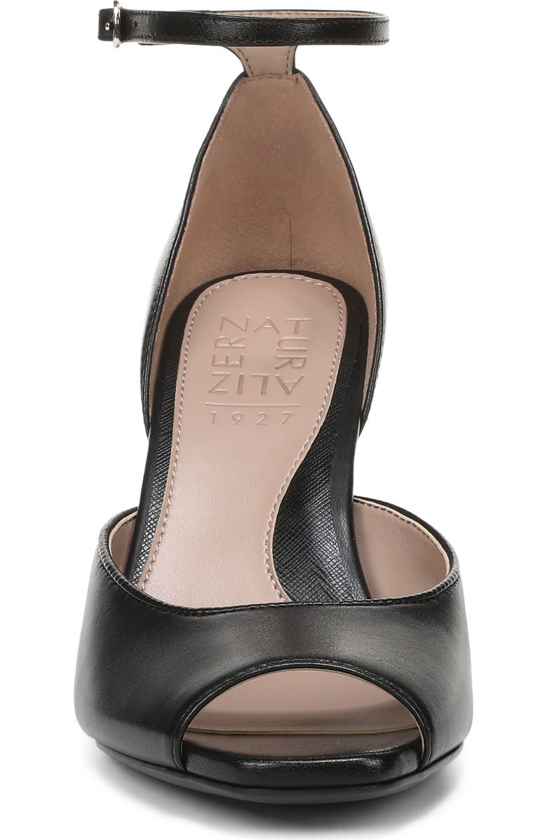 Naturalizer Asha Ankle Strap Peep Toe Pump, Alternate, color,