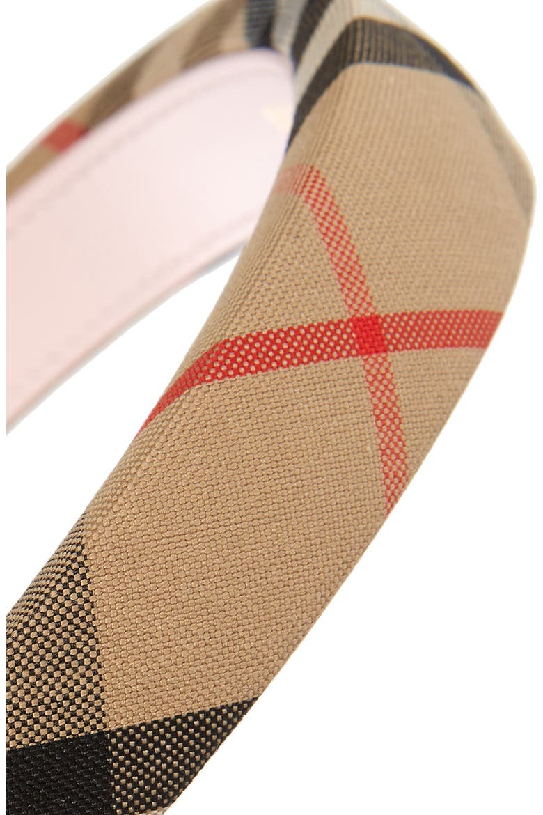 Vintage Check Headband, Alternate, color, BEIGE