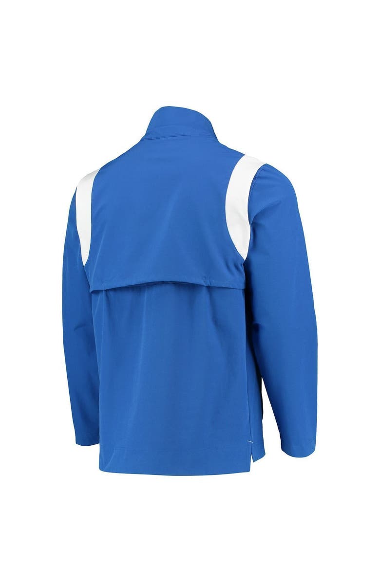 Nike Men's Nike Royal Duke Blue Devils 2021 Team Coach Quarter-Zip Jacket, Alternate, color, Royal