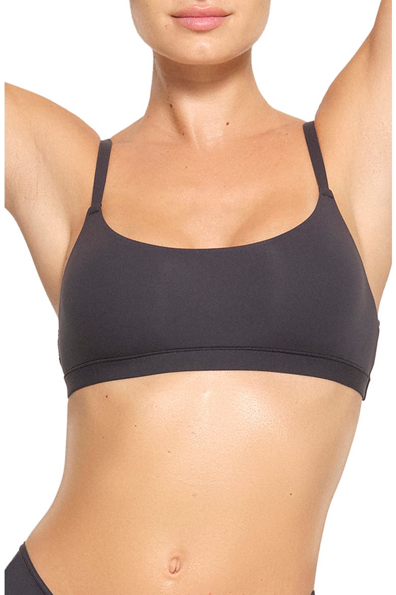 Fits Everybody Scoop Bralette, Main, color, GRAPHITE