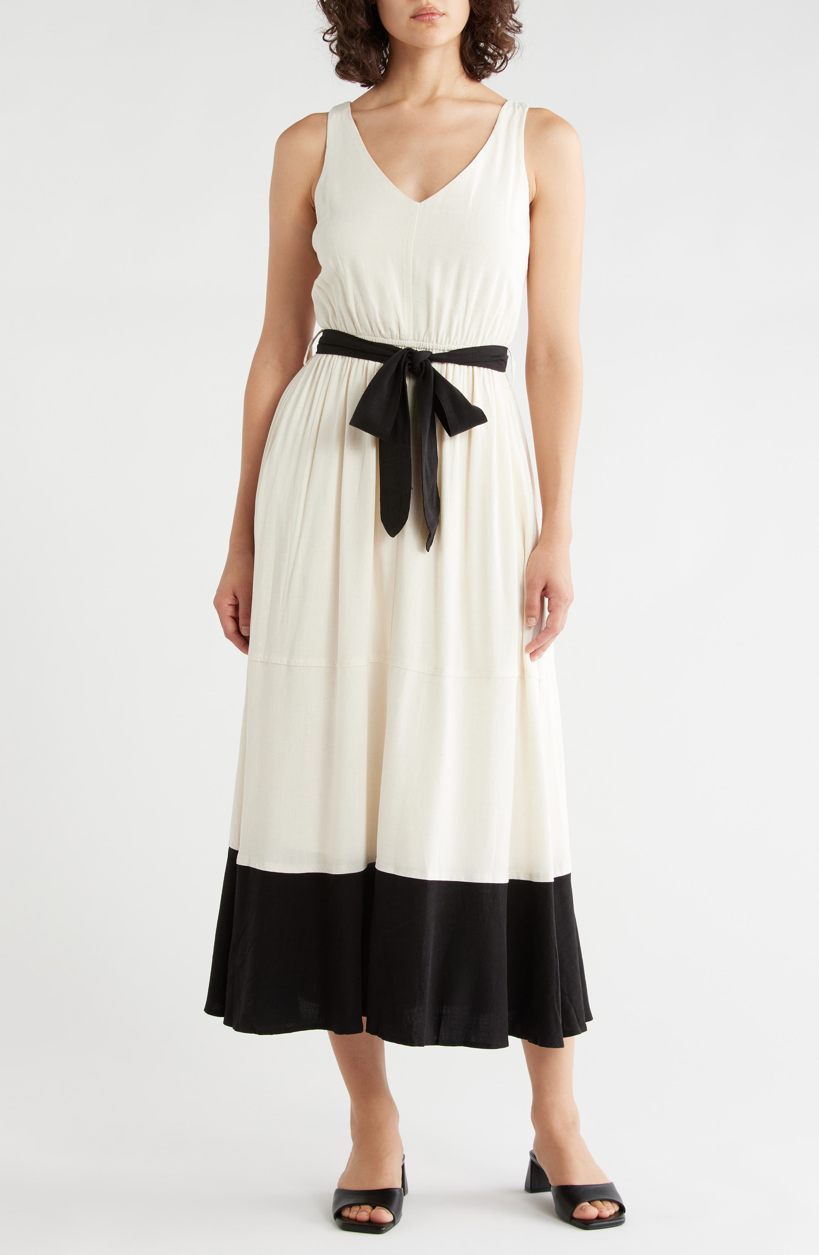 Lovestitch Colorblock Midi Dress