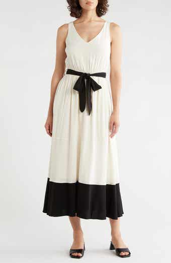 Colorblock Midi Dress