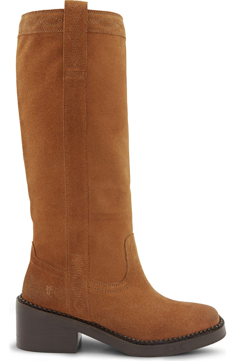 Frye Kate Block Heel Boot, Alternate, color, Nutmeg