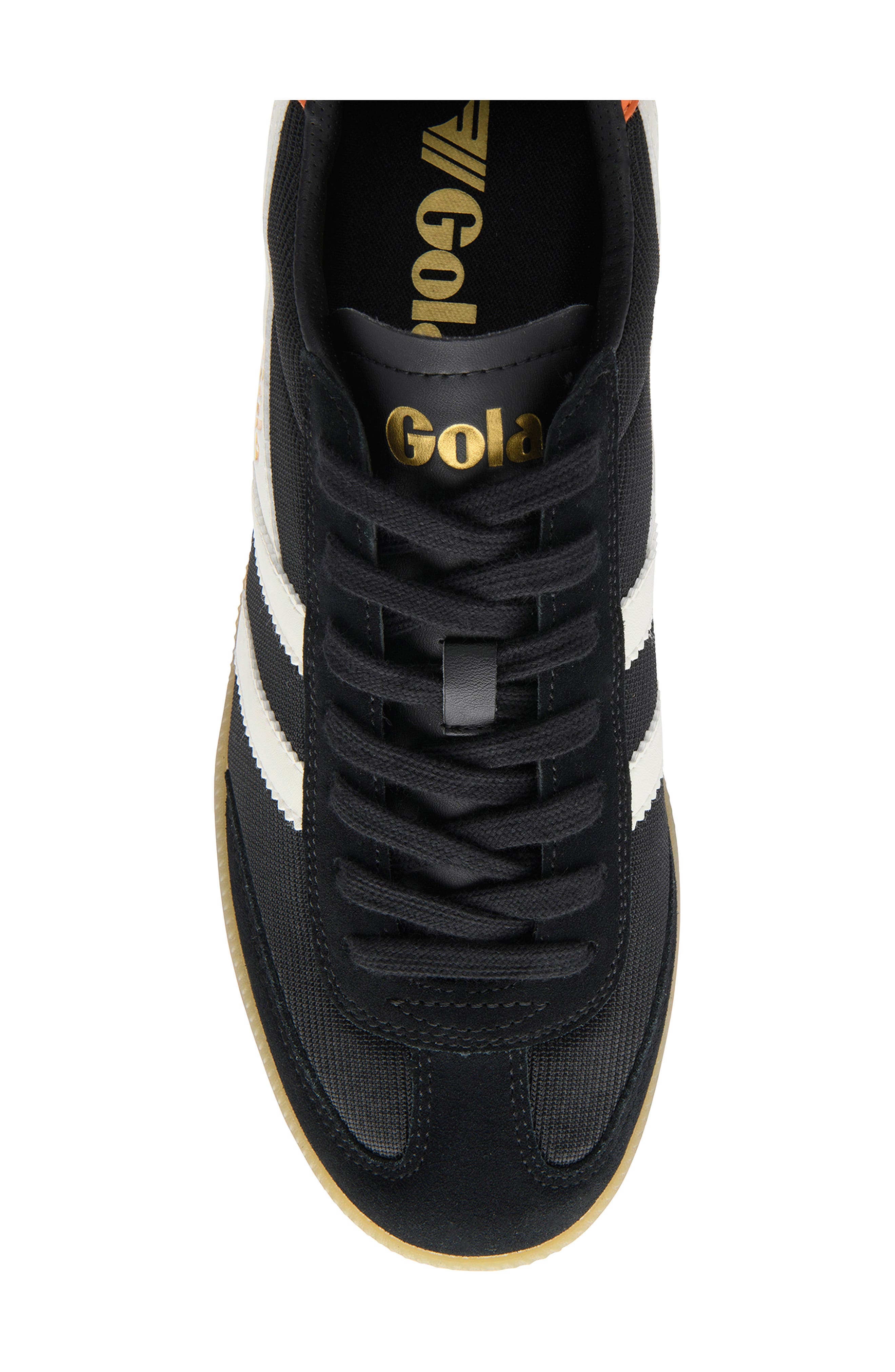 Gola Viper Sneaker, Alternate, color, Black/White/Moody Orange/Gum