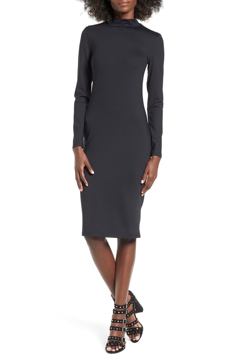 Leith Mock Neck Dress, Main, color, 