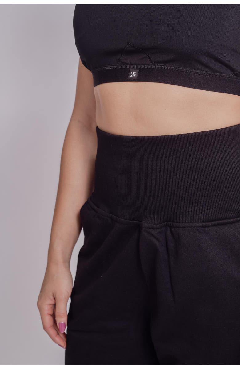LAS Loungewear Seamless Waist PJ Jogger, Alternate, color, Black
