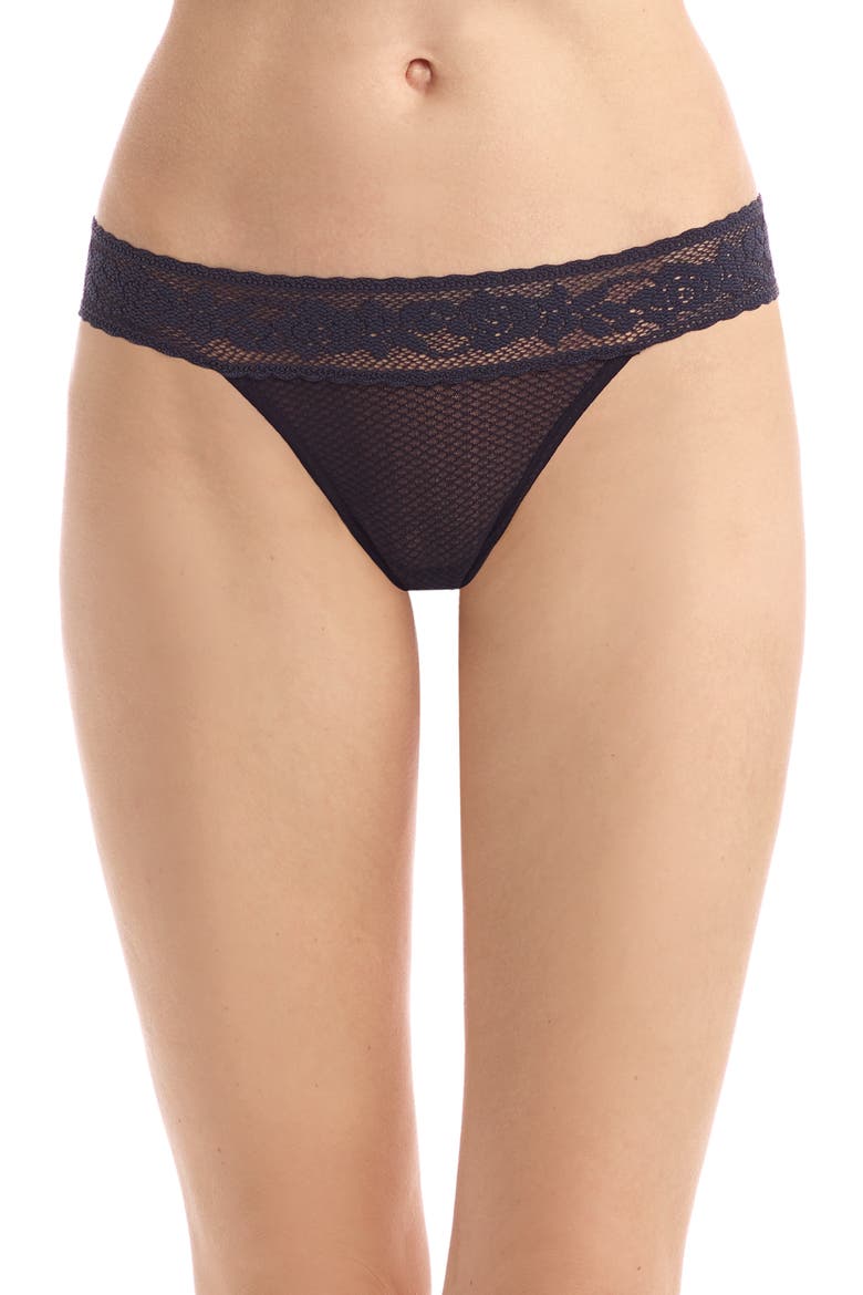 Kitty Soft Thong, Main, color, BLACK