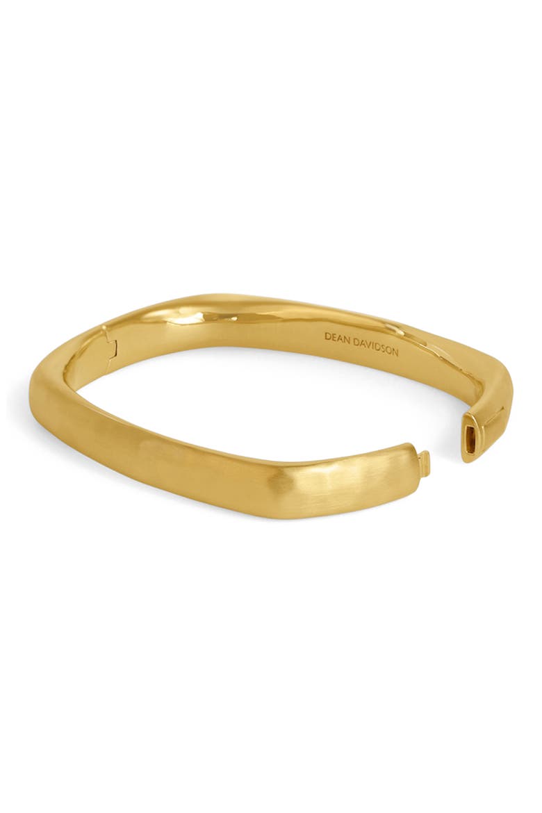 Mara Hinge Bangle, Alternate, color, GOLD