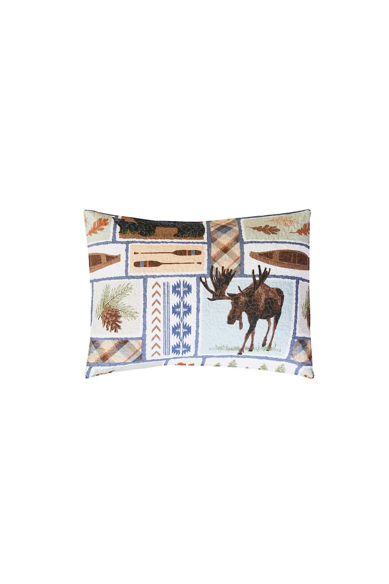 Oakley Rustic Lodge Cotton Quilt Set  - Reversible and Machine Washable, Alternate, color, Beige