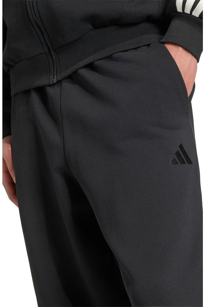 Kit 3-Stripes Wide Leg Pants, Alternate, color, BLACK/ OFF WHITE
