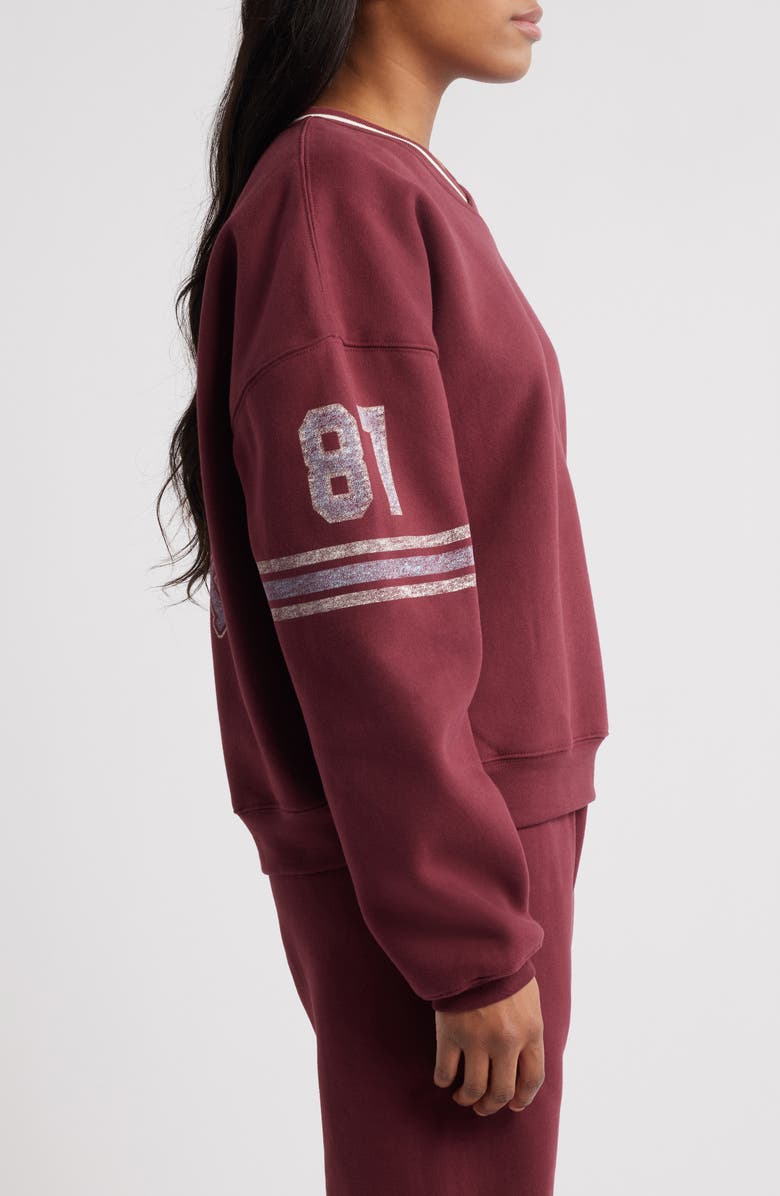 THE MAYFAIR GROUP Just Be Kind Sweatshirt, Alternate, color, Maroon