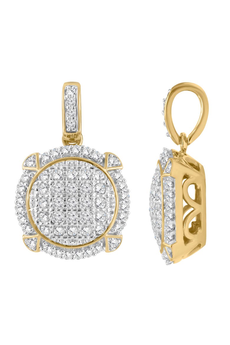 Lumi 10K Gold 0.35 Ct Diamond Pendant, Main, color, 10K Yellow Gold