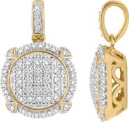 LuvMyJewelry Lumi 10K Gold 0.35 Ct Diamond Pendant