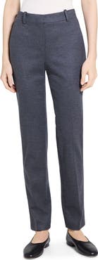 Theory Slim Fit Wool Blend Pants
