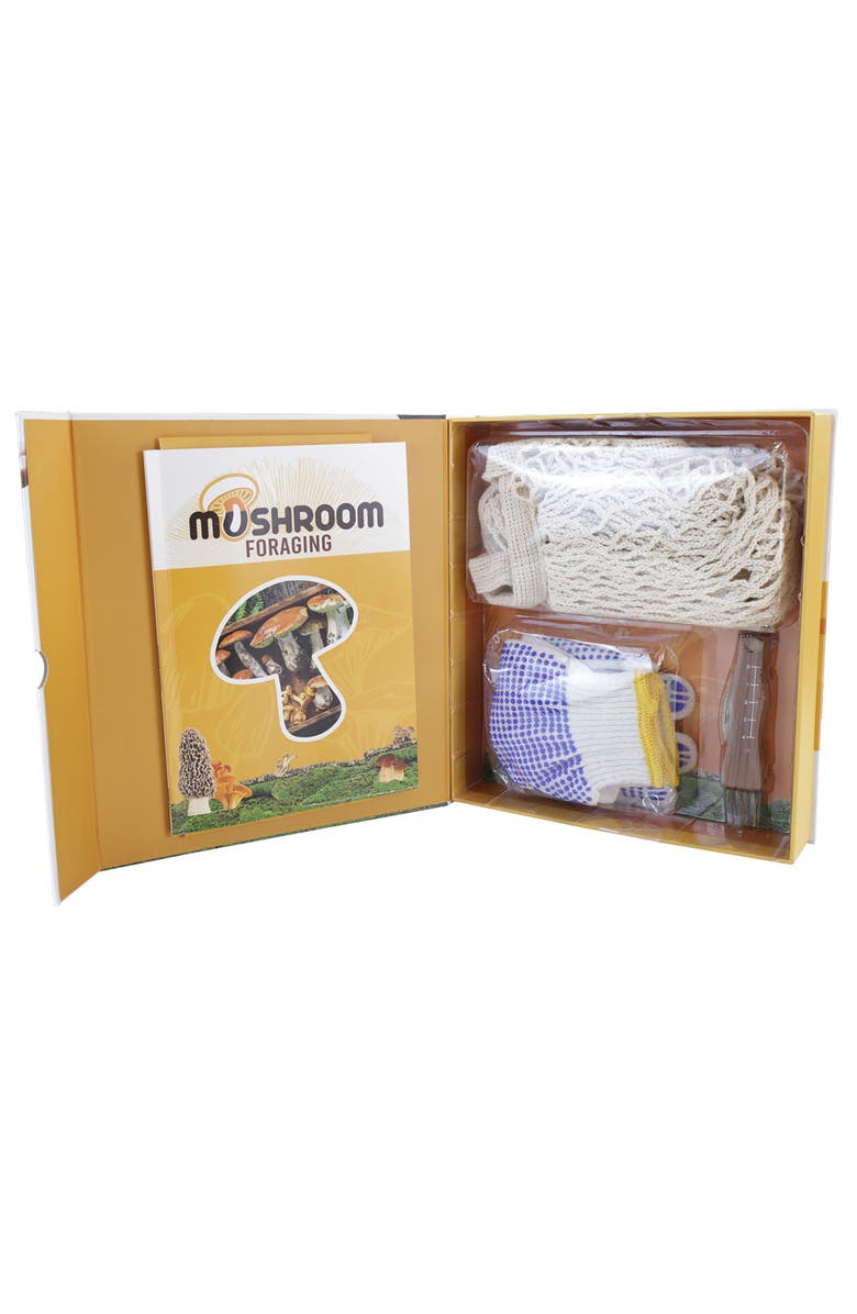 Gift Box Mushroom Foraging Kit Become A Fungi Connoisseur, Alternate, color, Multicolored