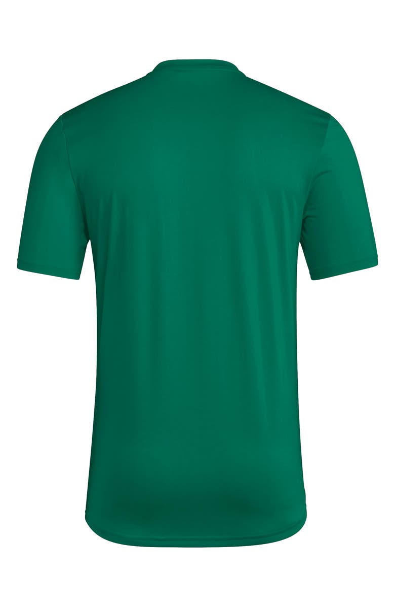adidas Pregame Performance T-Shirt, Alternate, color, Kelly/ White