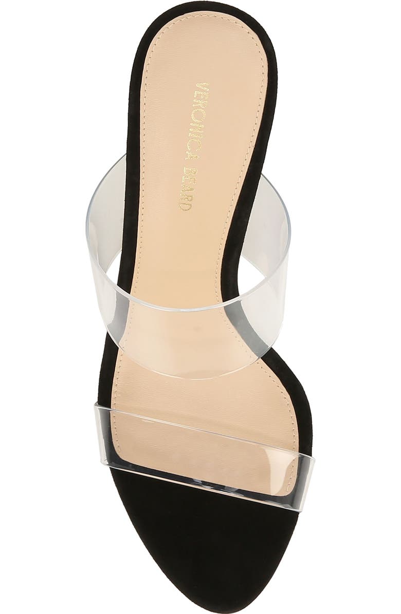 Veronica Beard Asha Sandal, Alternate, color, Black/ Clear