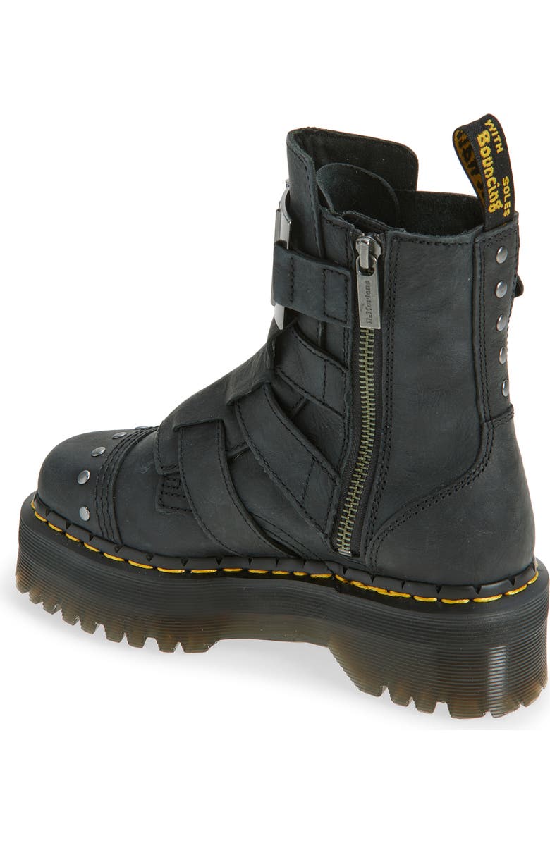 Dr. Martens Jadon Hinge Lug Sole Boot, Alternate, color, Black
