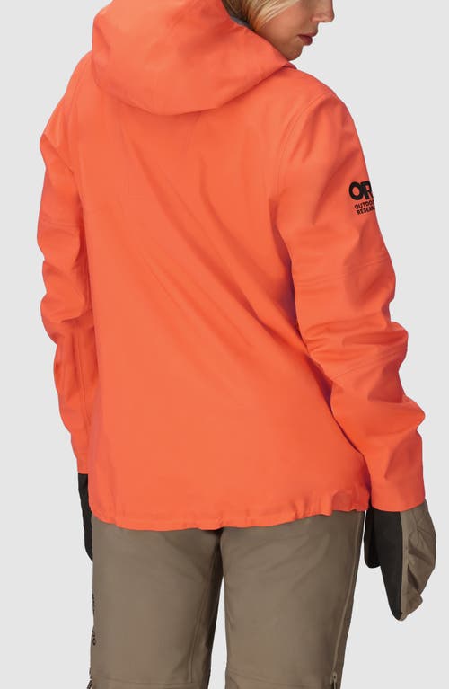 Outdoor Research Hemispheres Team Gore-tex® Waterproof Jacket In Orange