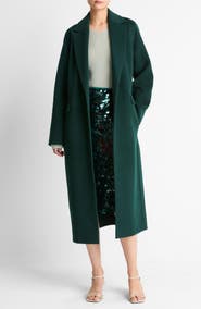 Vince Classic Wool Blend Coat
