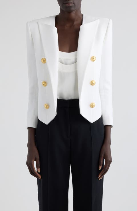 PIERRE BALMAIN ホワイトミリタリージャケット PIERRE BALMAIN | Military Jacket – The Vault By Volpe Beringer