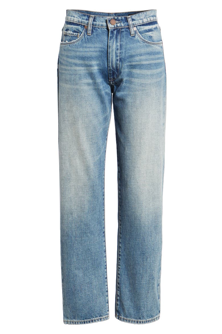 The Crosby High Waist Straight Leg Jeans, Alternate, color, KINGPIN