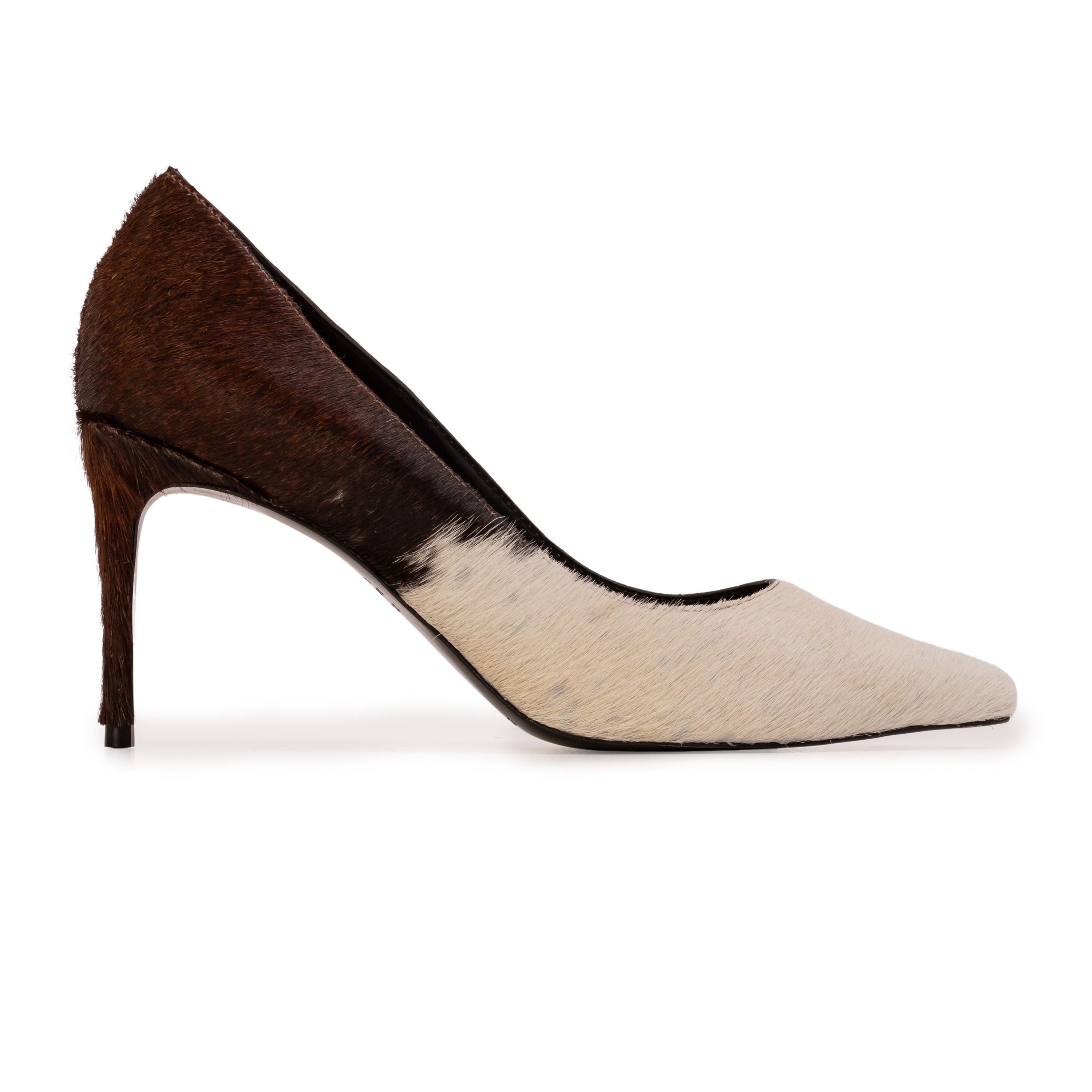 BLACK SUEDE STUDIO Amaya Cowhide Pump, Main, color, 