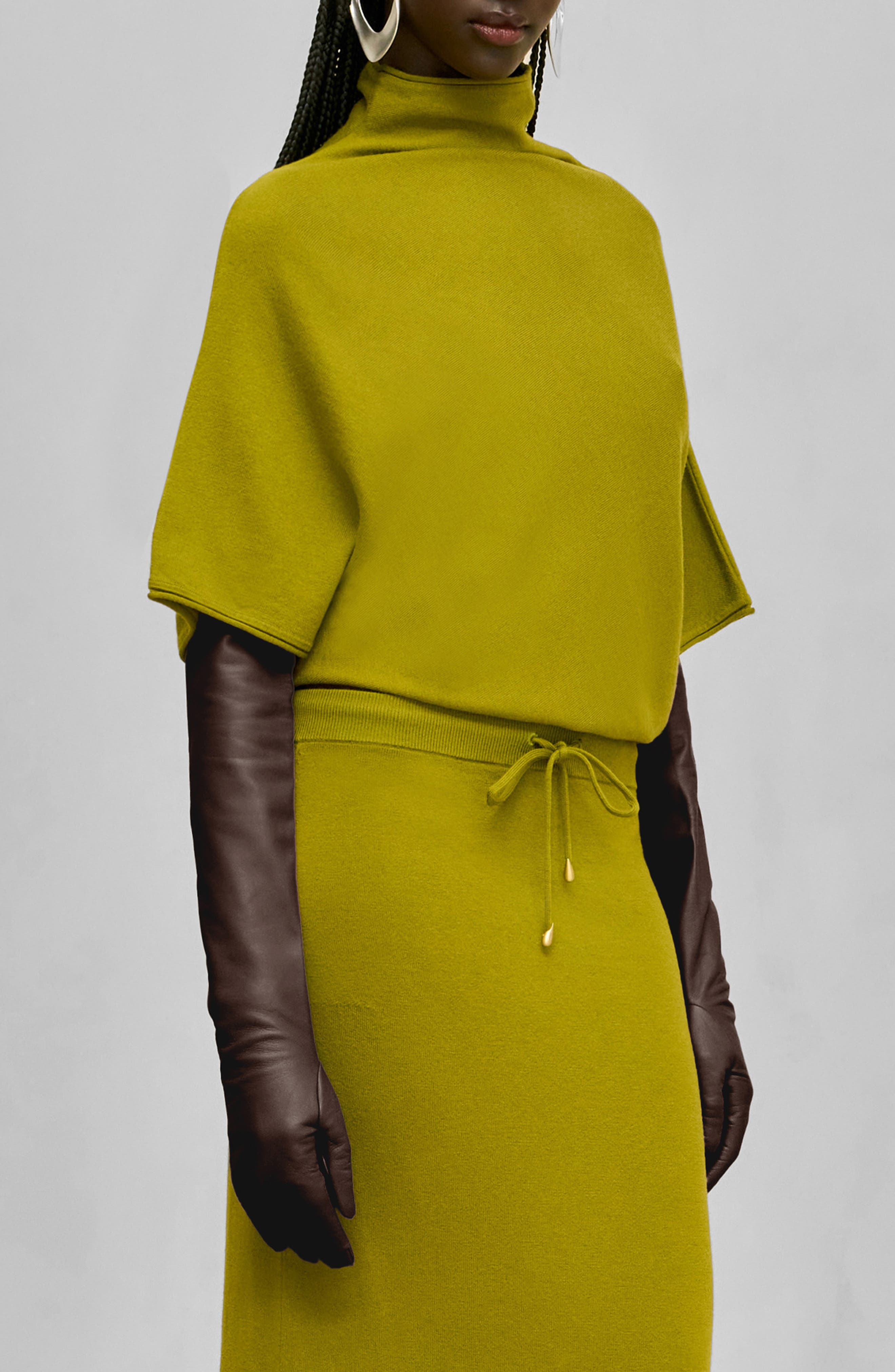 Cult Gaia Azalea Funnel Neck Knit Top (Women) | Nordstrom