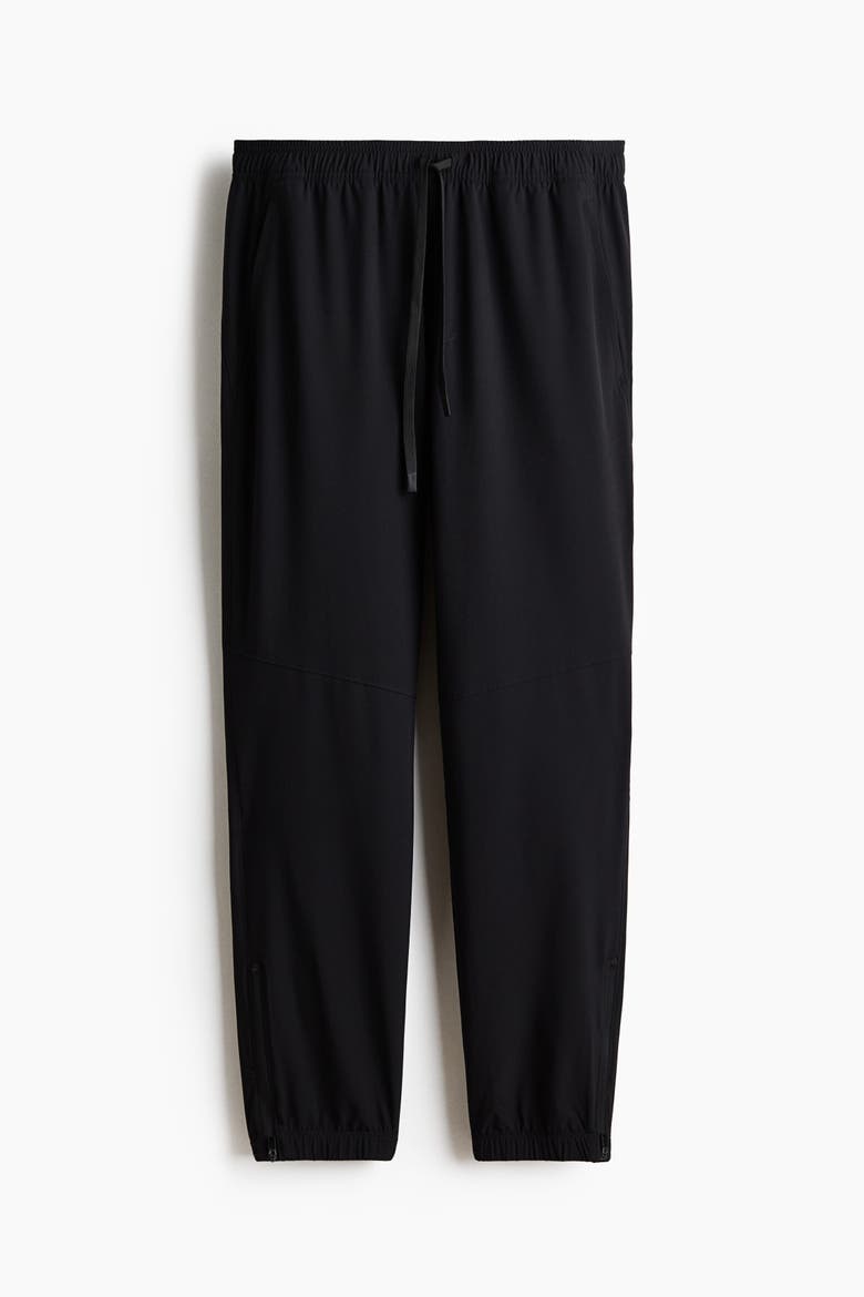Regular-fit Tapered Sports Joggers With Drymove, Alternate, color, Black