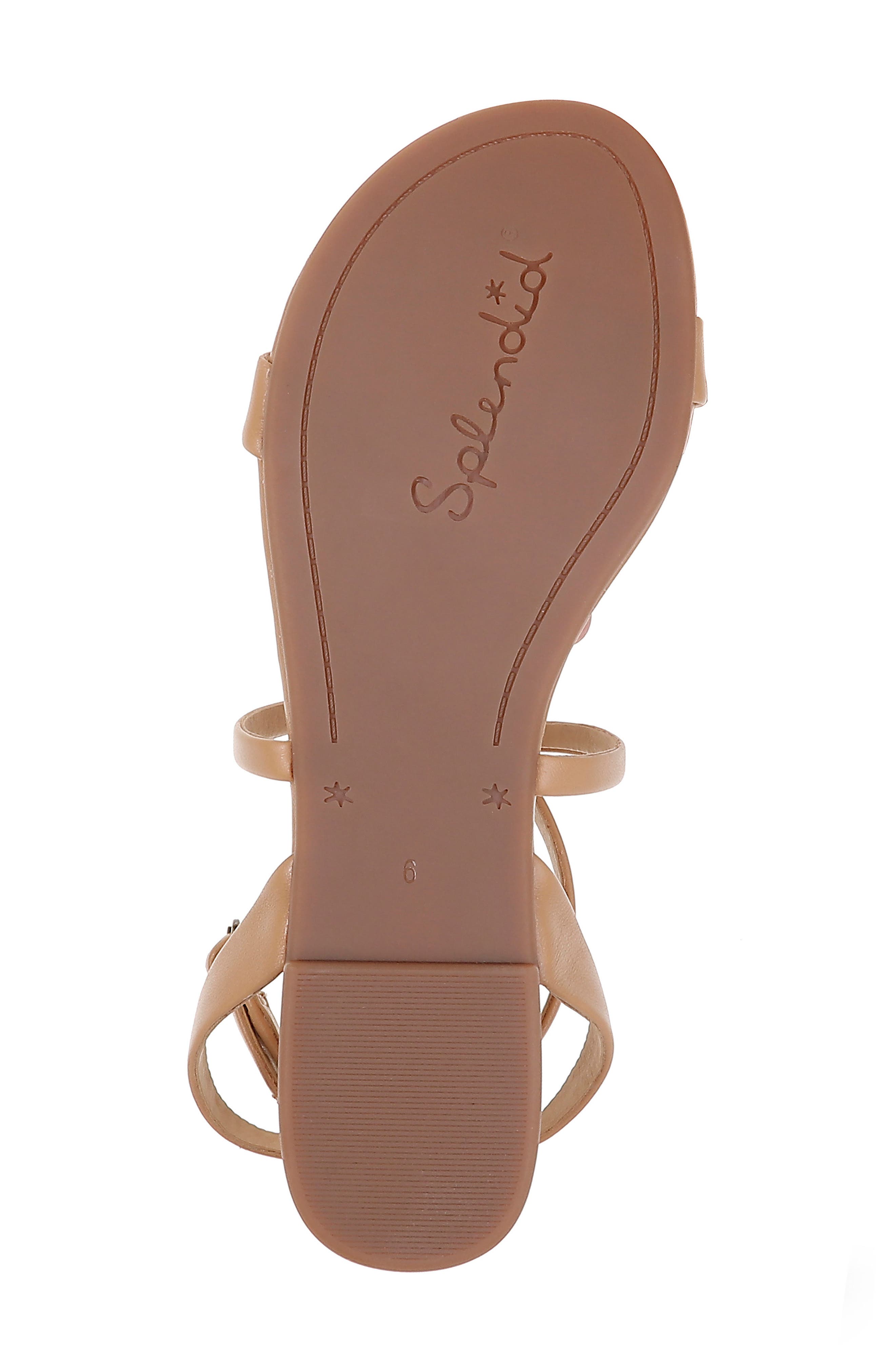 Susannah Strappy Sandal, Alternate, color, NUDE LEATHER