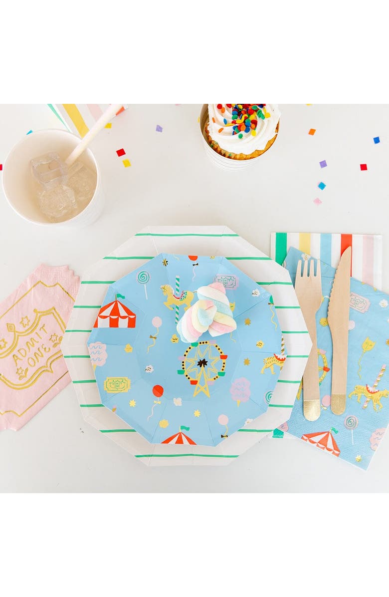 Daydream Society Off to the Fair Ticket Large Napkins, Alternate, color, 