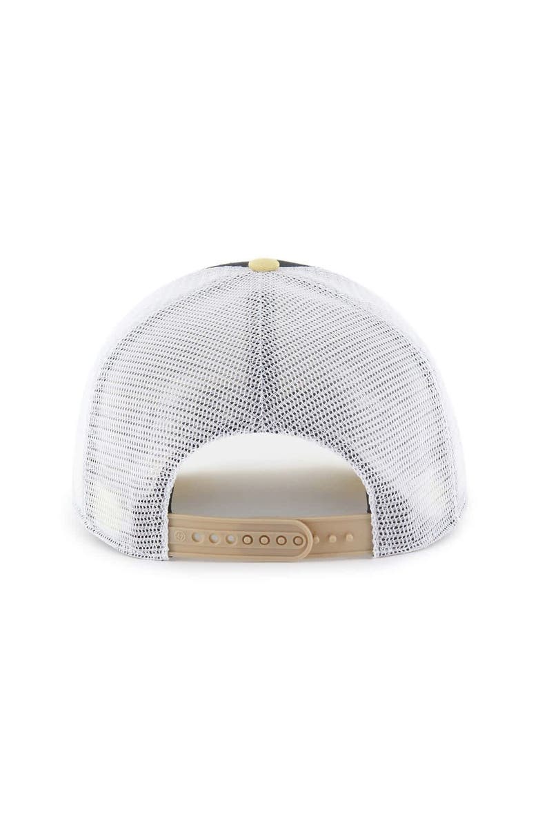 '47 Youth '47 Black/Gold Colorado Buffaloes Super Stripe Hitch Adjustable Trucker Hat, Alternate, color, Black